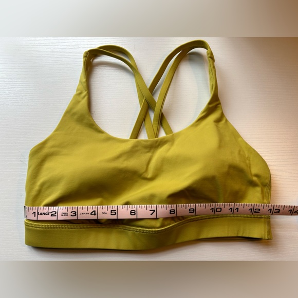 NWOT lululemon green racer back sports bra Sz 8 - Picture 2 of 5